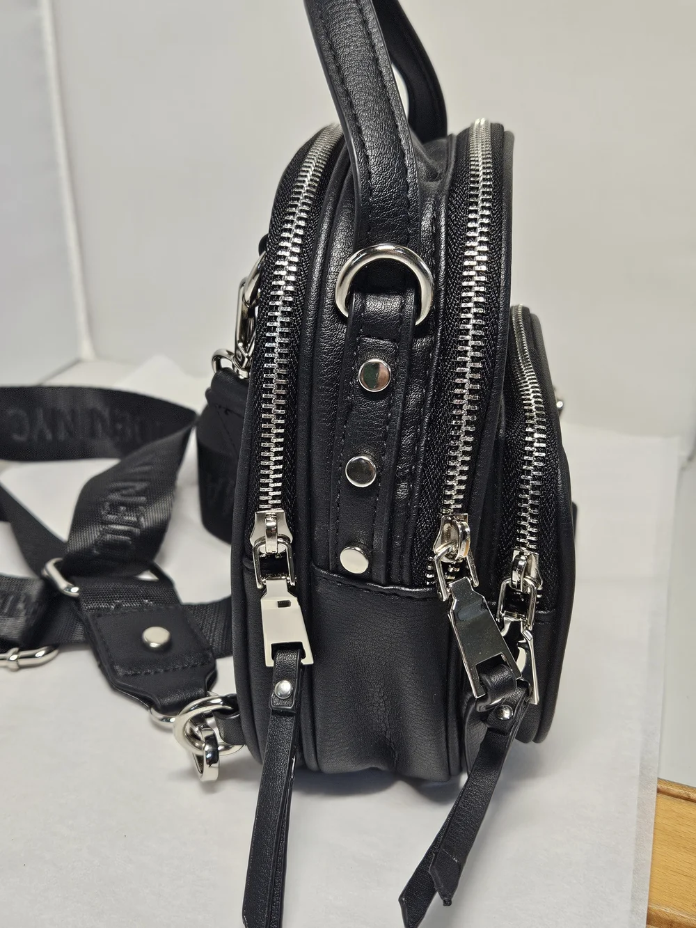 Nwot Black Madden NYC Micro Backpack Back Pack